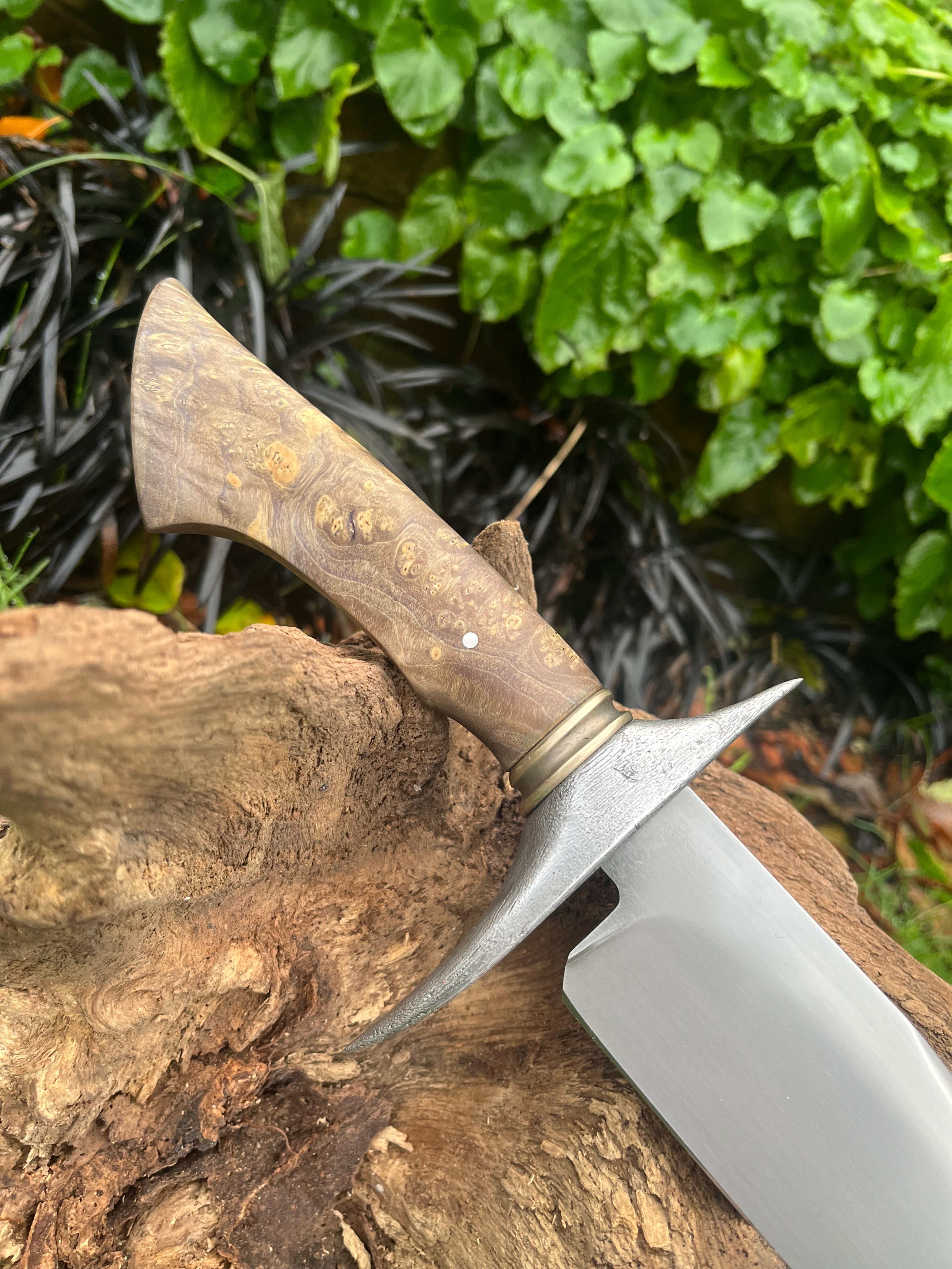 bowie blade with false edge