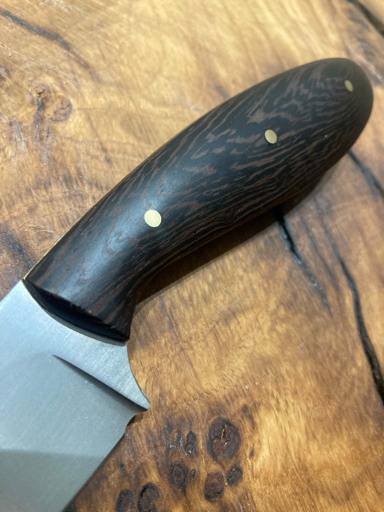 False Edge Small false edge hunter with false edge and pocket sheath – KD Knives