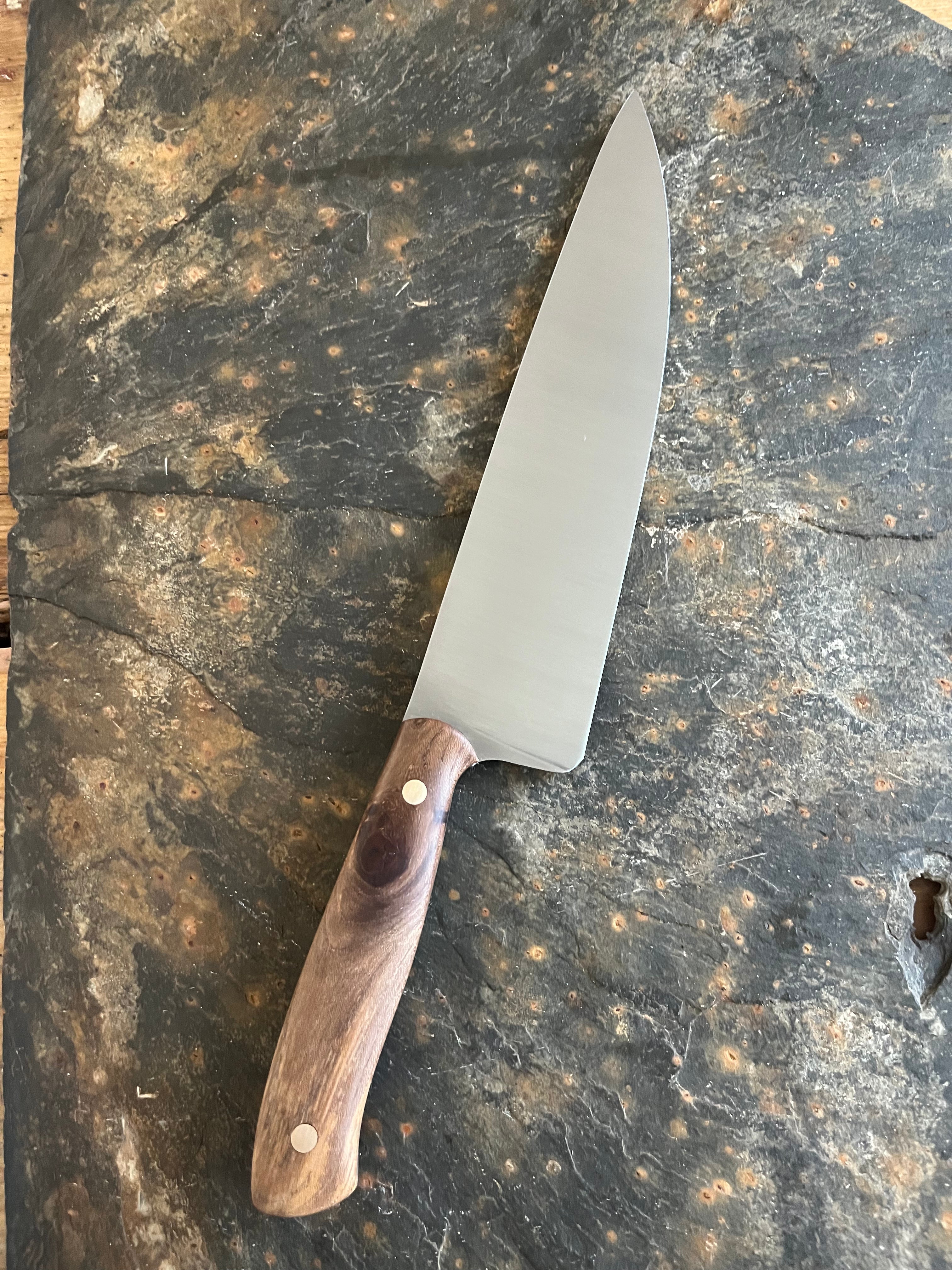 Western style chefs kitchen knife