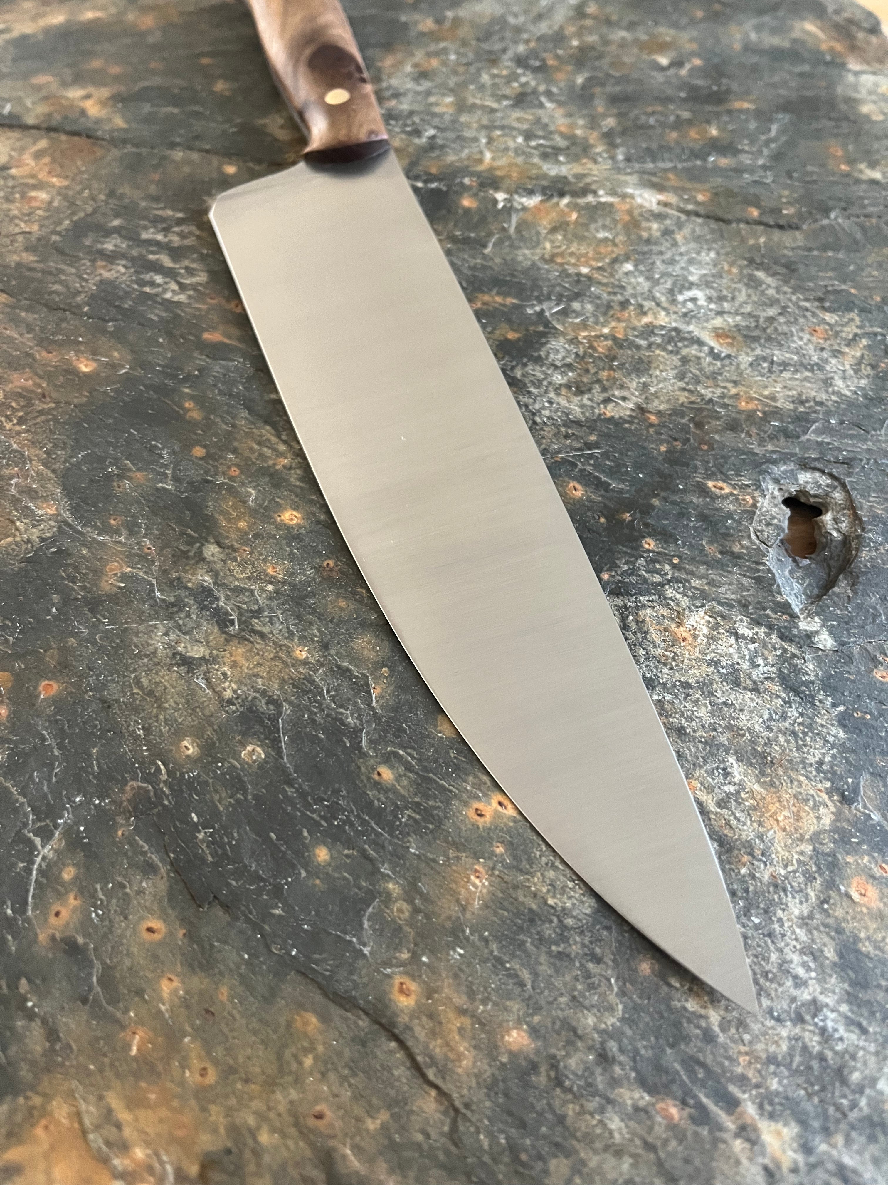Western style chefs kitchen knife