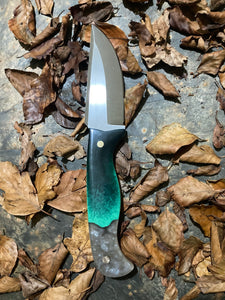 Straight Back Hunting Knife - with sheath